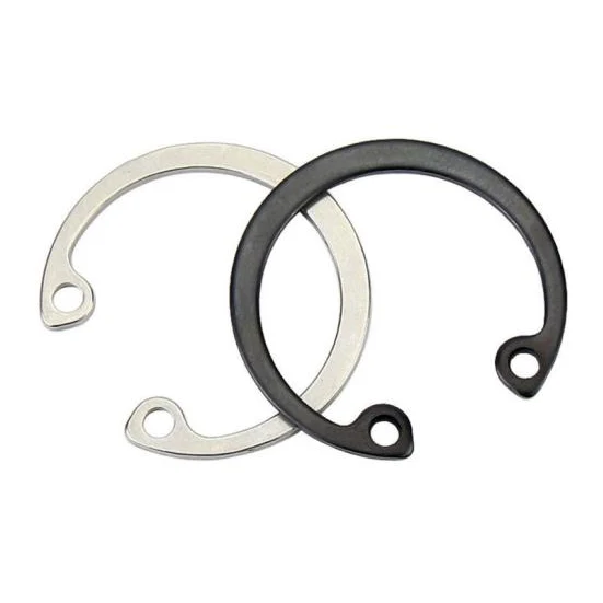 Circlips som beholder ringer for kjeder og tung type