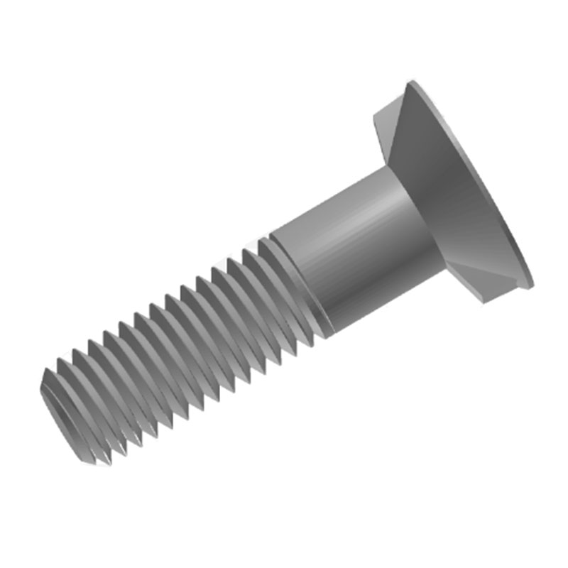 Tellersunk hodebolter med doble nibs