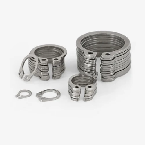 Elastisk ring for stor skaft
