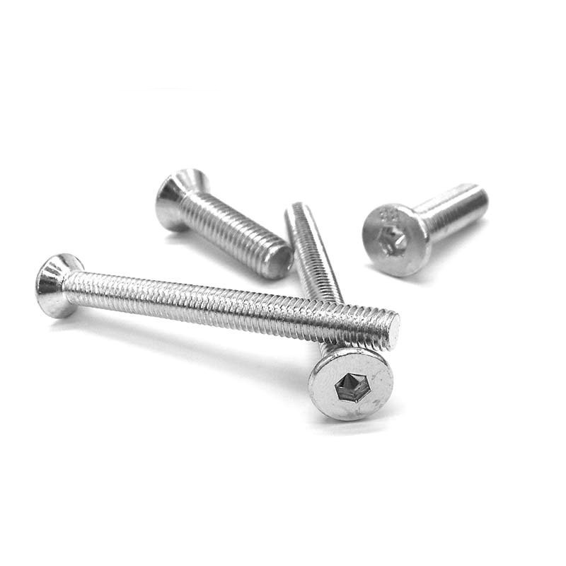 Hex socket tellersunk hodeskruer