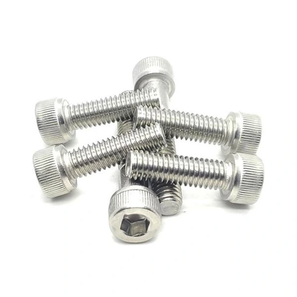 Shexagon socket head cap skruer knurret hode