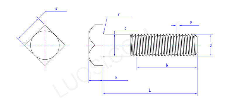 Authentic Square Head Bolt Authentic Square Head Bolt