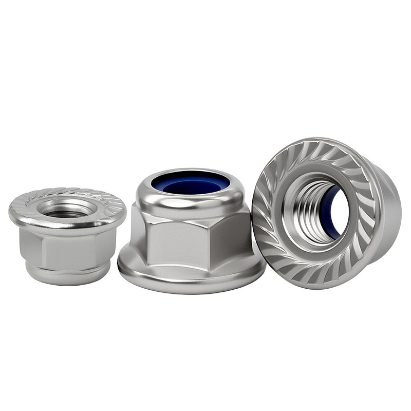 Sekskantmuttere med gjeldende momenttype med flens