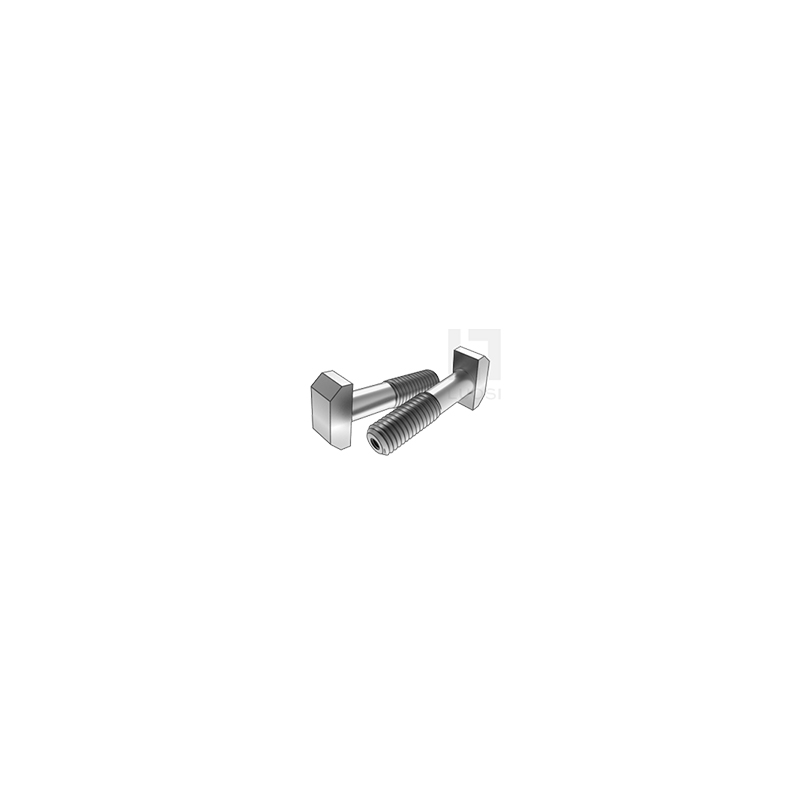 Redusert skaft t bolt med hull