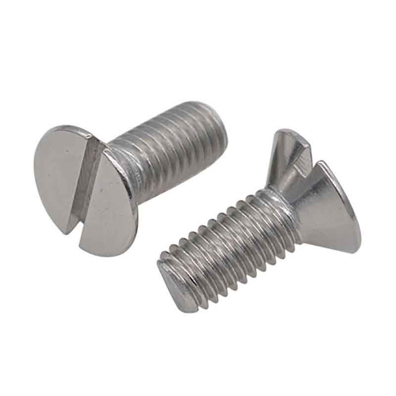 Grov slisset flat hodebolt