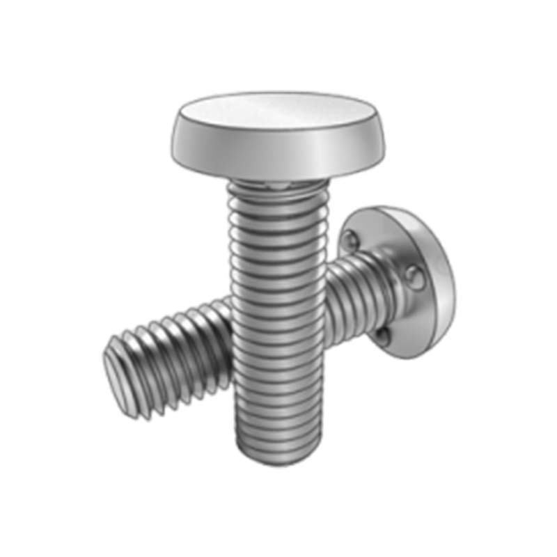 Rundt hode projeksjon sveiseskrue