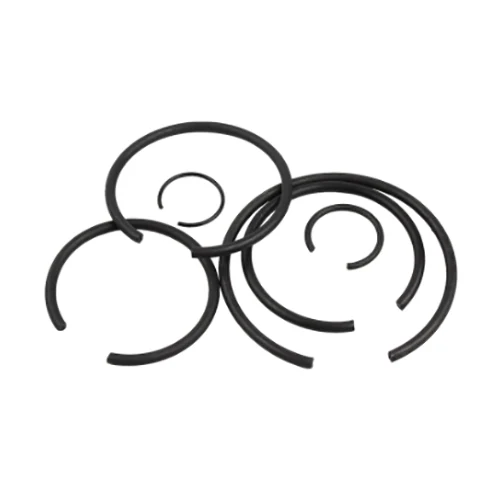 Runde wire snapringer for skaft-type a