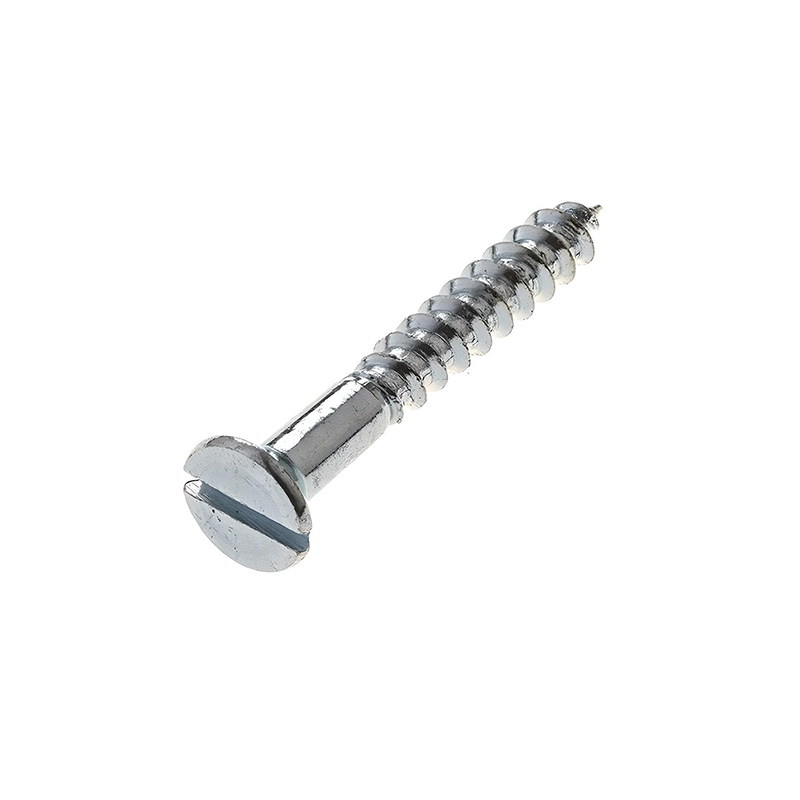 Slotted, forsenket hode, selvborende treskrue