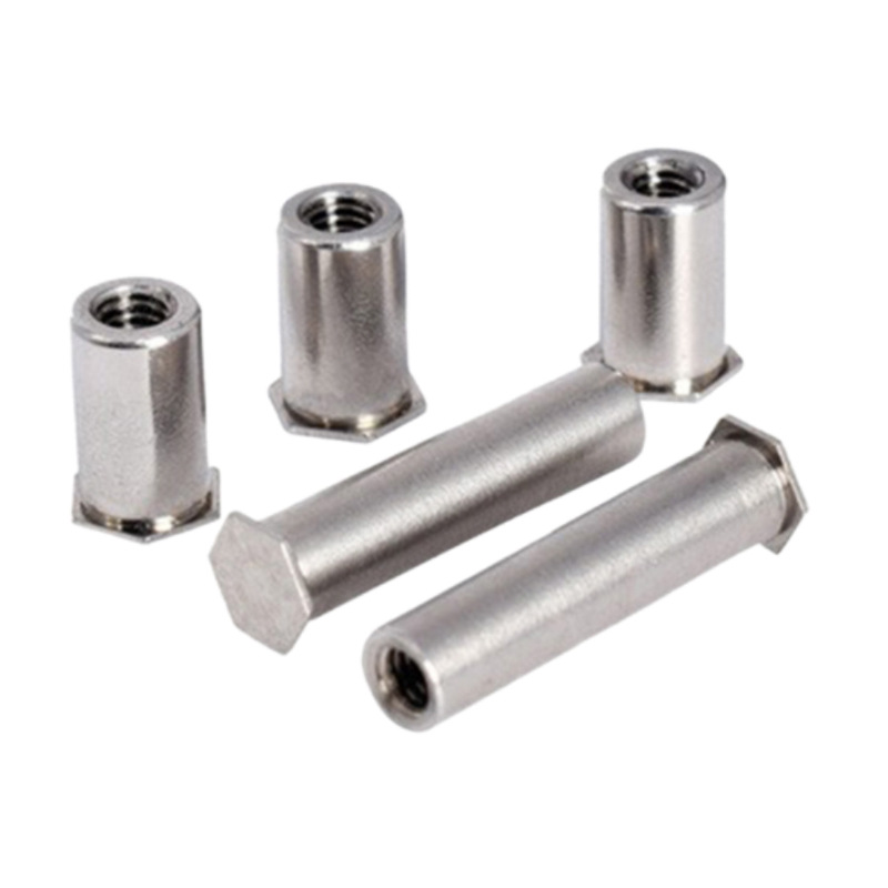 Un blind hull flat hexagon nited nut
